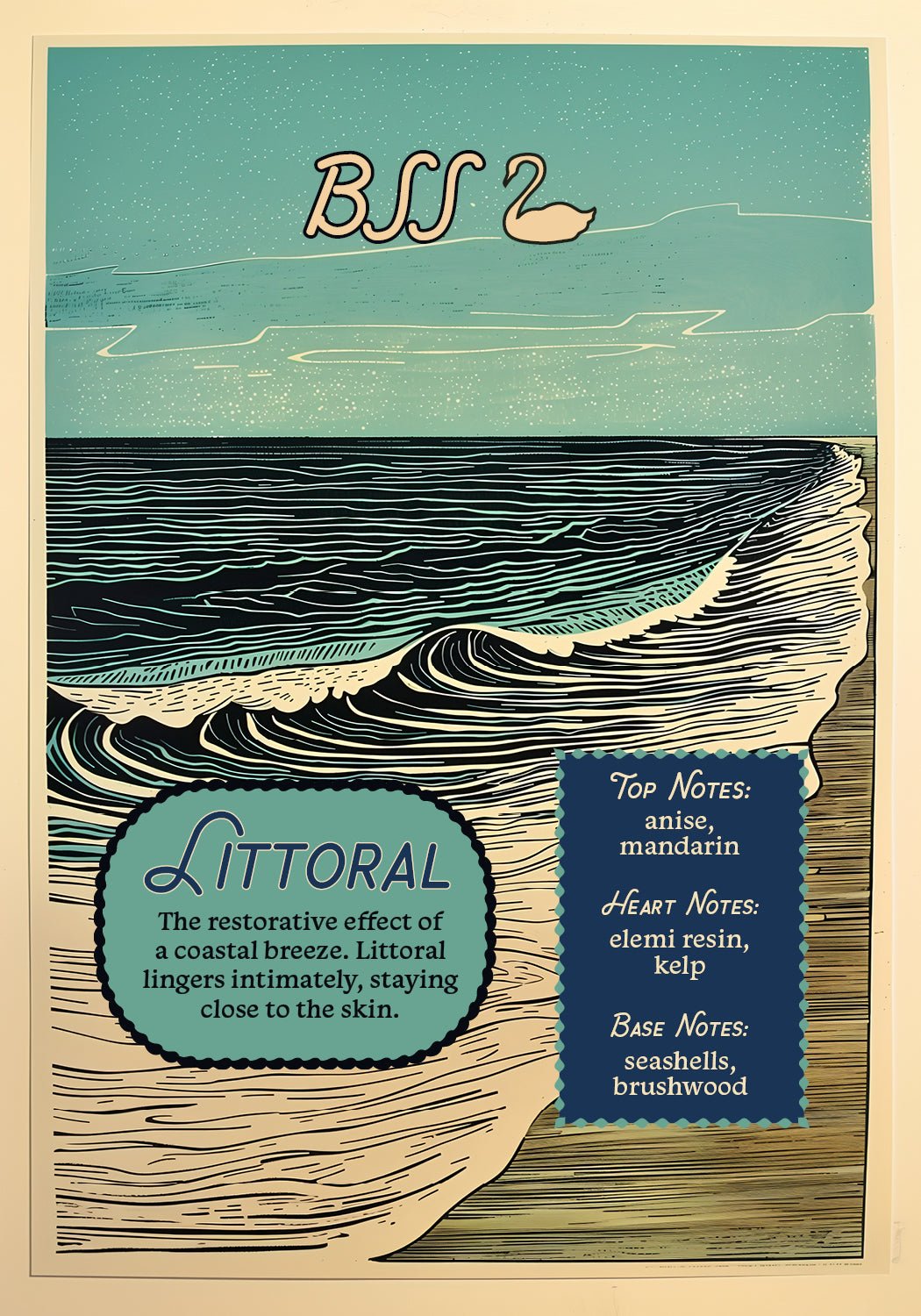 LITTORAL | Perfume Oil Rollerball - Black Swan Society